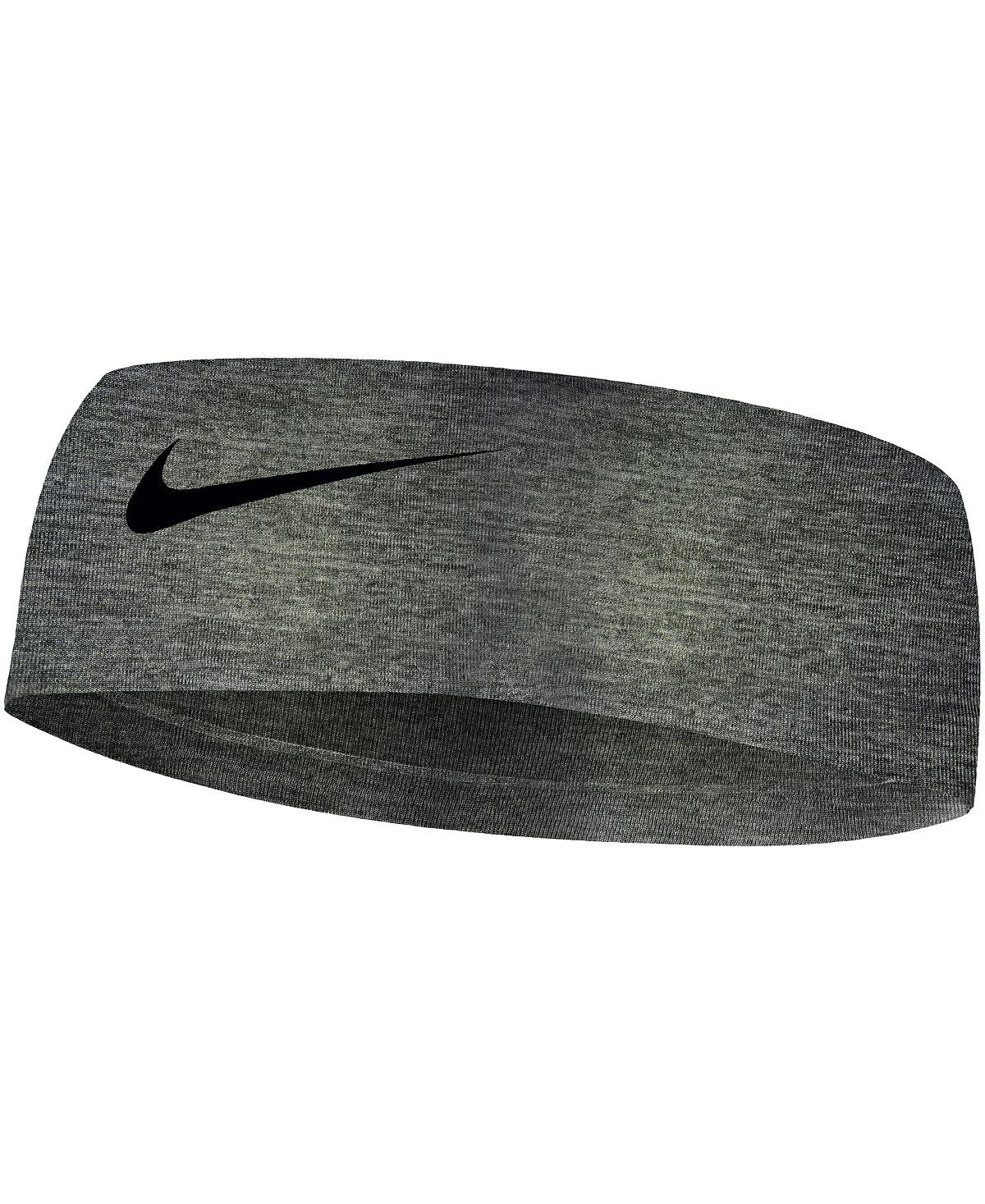 Faixa de cabeça Nike Fury Heather 2.0 feminina cinza tamanho regular