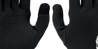 Luvas Nike Club Fleece 2.0 Tech com logotipo bordado, pretas, tamanho pequeno