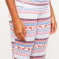 Calça de pijama feminina para maternidade, tamanho extragrande, branca