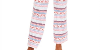 Calça de pijama feminina para maternidade, tamanho extragrande, branca