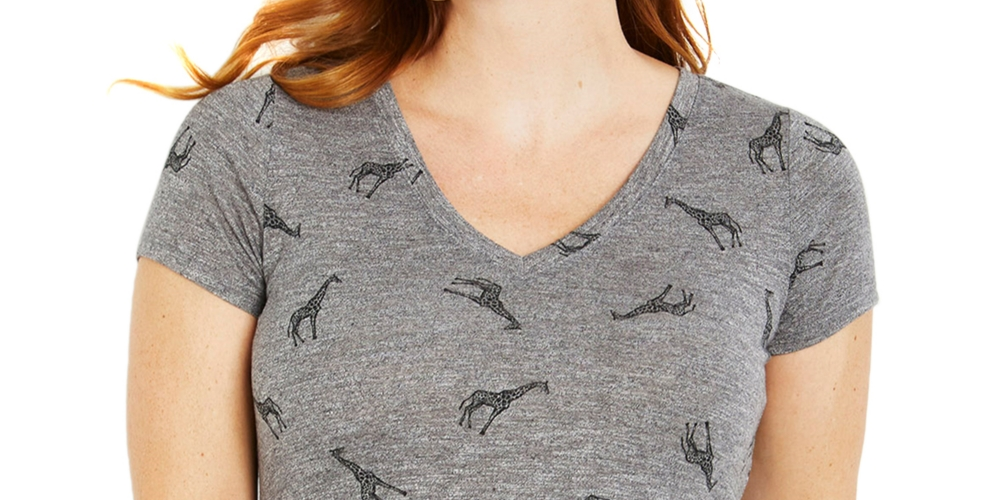 Camiseta feminina franzida para maternidade, tamanho grande, cinza
