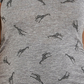 Camiseta feminina franzida para maternidade, tamanho grande, cinza