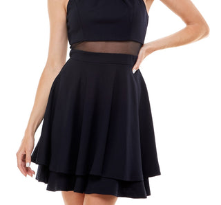 Vestido Infantil Emerald Sundae com Gola Ilusão Azul Tamanho GG