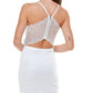 Vestido justo com renda brilhante e esmeralda Sundae Junior, tamanho XX-S