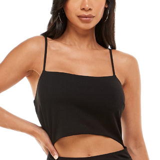 Vestido justo recortado infantil Emerald Sundae, preto, tamanho XX-S