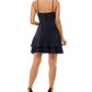 Vestido Infantil Emerald Sundae com Decote Profundo e Costas em Malha Azul Tamanho P