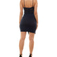 Vestido Bodycon Ilusão Infantil Sundae Esmeralda Azul Tamanho XX-P