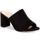 Madden Girl Lorna Salto Aberto Feminino Preto Tamanho 8