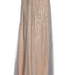Vestido feminino Adrianna Papell com manga quimono e contas, marrom, tamanho 6