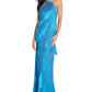 Vestido Halter Aidan By Aidan Mattox Feminino Azul Tamanho 12