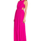 Vestido plissado com recortes feminino Aidan By Aidan Mattox, rosa, tamanho 6M