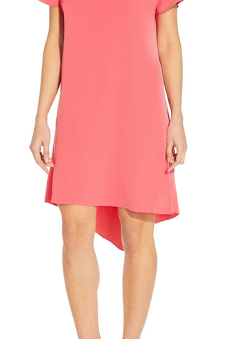 Vestido longo feminino Adrianna Papell, rosa, tamanho 0