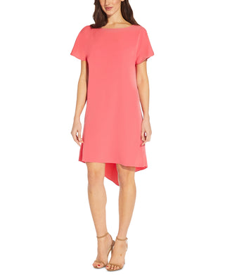 Vestido longo feminino Adrianna Papell, rosa, tamanho 0