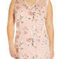 Vestido feminino Adrianna Papell com apliques florais e lantejoulas, marrom, tamanho 14W