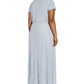 Vestido Blusão Feminino Adrianna Papell Azul Embelezado Tamanho 20