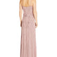 Vestido de festa feminino Adrianna Papell com contas rosa tamanho 16W
