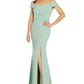 Vestido de crepe tomara que caia feminino Adrianna Papell, verde, tamanho 10