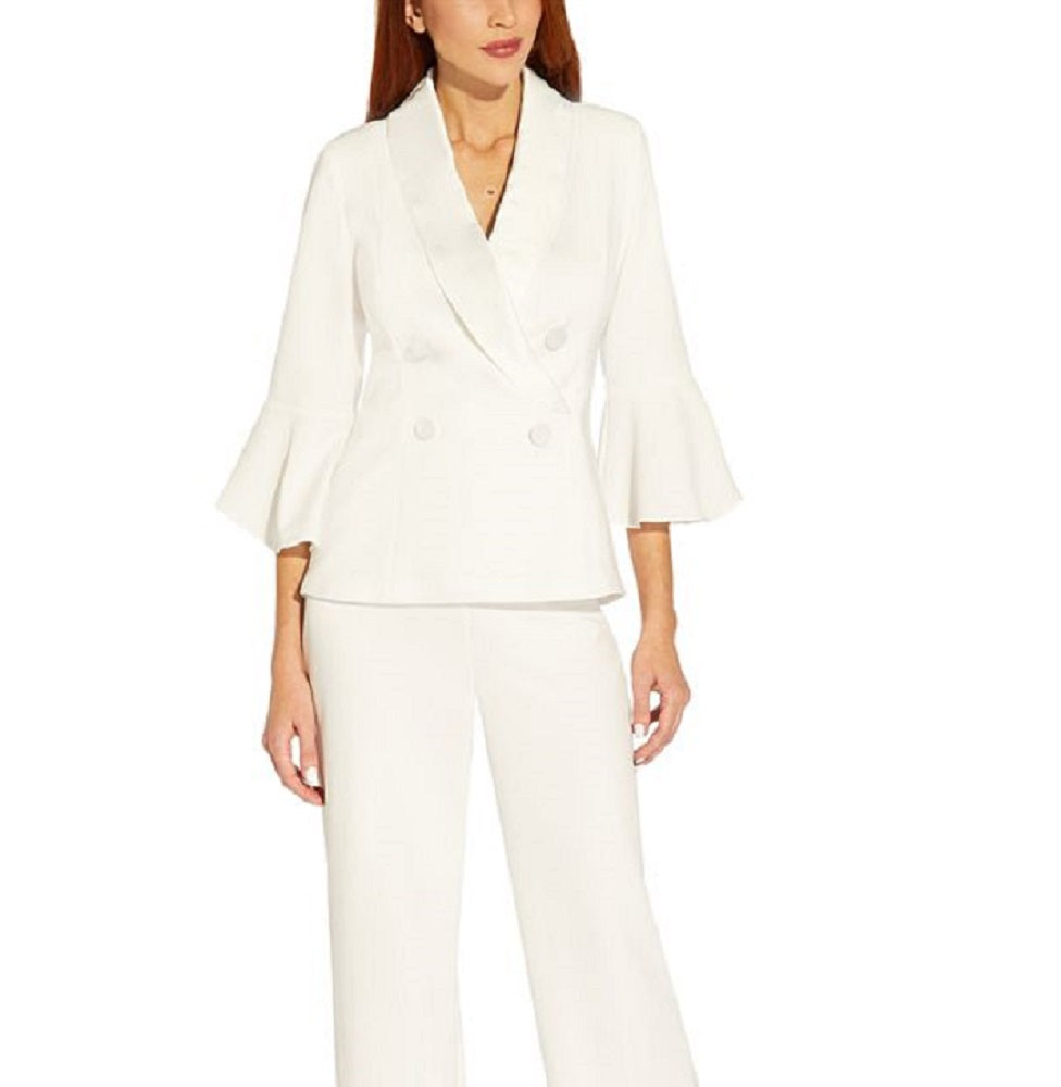 adrianna-papell-womens-shawl-collar-bell-sleeve-blazer-white-size-6