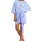 Vestido de coquetel drapeado feminino Aidan By Aidan Mattox, roxo, tamanho 12