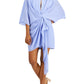 Vestido de coquetel drapeado feminino Aidan By Aidan Mattox, roxo, tamanho 14