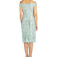 Vestido tubinho floral 3D tomara que caia feminino Adrianna Papell, azul, tamanho 6