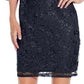 Vestido tubinho com detalhes Adrianna Papell feminino, azul, tamanho 12