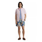 Calção de banho clássico floral viajante masculino Polo Ralph Lauren azul tamanho XX-G