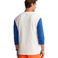 Camiseta de beisebol masculina Polo Ralph Lauren Classic Fit Graphic, branca, tamanho XX-G