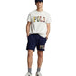Shorts Polo Ralph Lauren Masculino com 6 Logos Azul Tamanho Grande
