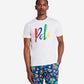 Camiseta Polo Ralph Lauren Masculina Grande com Logo e Estampa Polo, Branca, Tamanho Pequeno