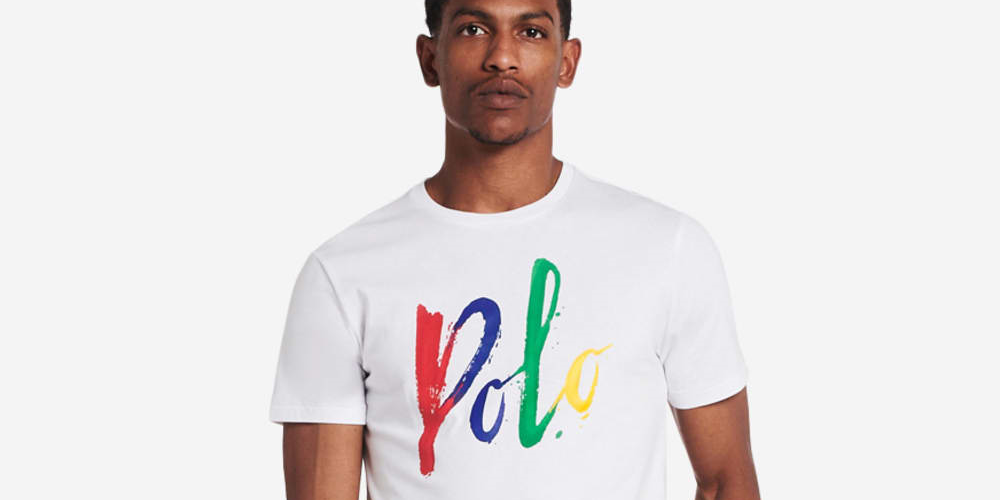 Camiseta Polo Ralph Lauren Masculina Grande com Logo e Estampa Polo, Branca, Tamanho Pequeno