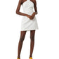 Vestido curto cruzado com decote halter e alças finas, tamanho 8, da French Connection, feminino