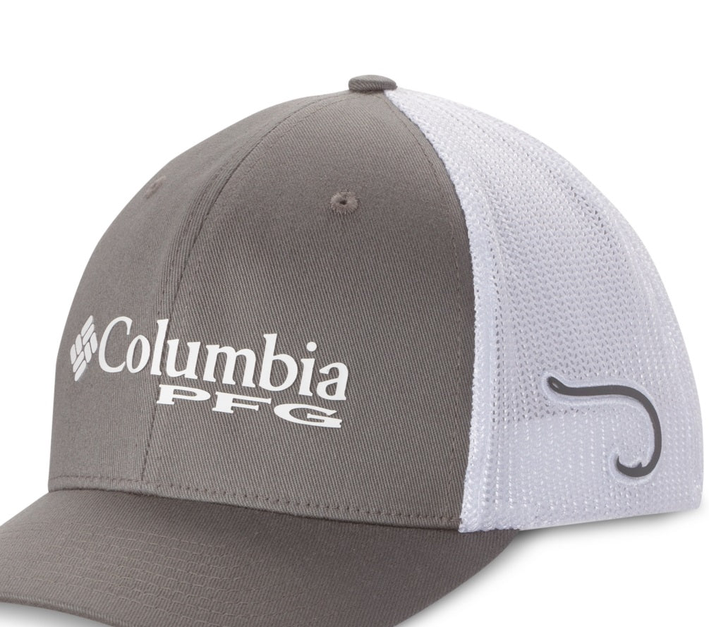Boné Columbia PFG Mesh Masculino Cinza Tamanho Pequeno