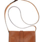 Bolsa feminina Patricia Nash de couro liso, transversal, marrom, tamanho regular
