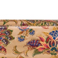 Bolsa transversal feminina Patricia Nash French Tapestry Andria em couro marrom, tamanho regular