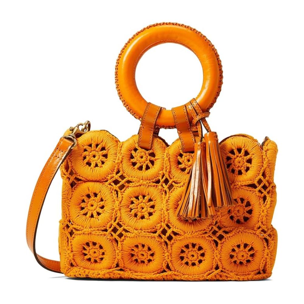 Patricia Nash Crochê Vobbia Pequeno Amarelo