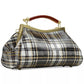 Bolsa pequena de couro feminina Patricia Nash Kelmscott Frame, branca, tamanho regular