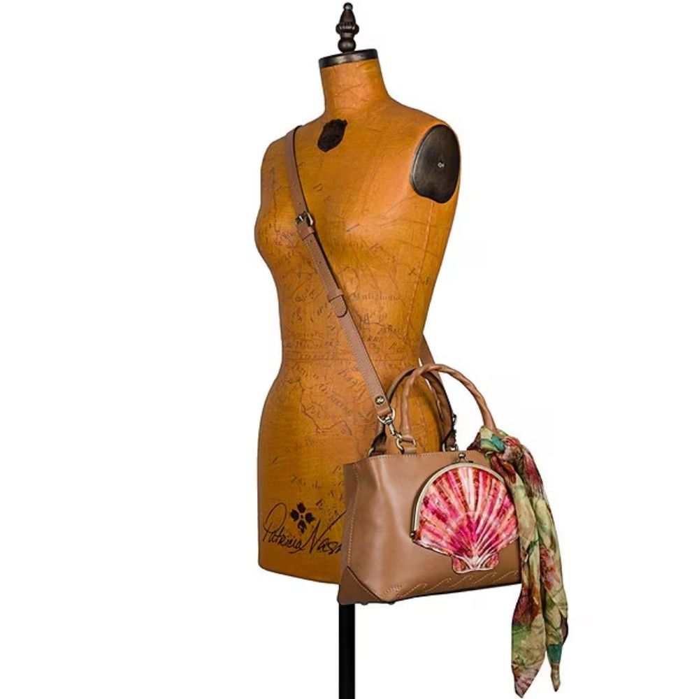 Bolsa Patricia Nash Angela com Cachecol - Concha