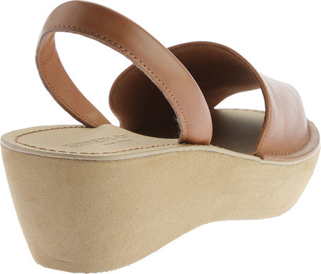 Sandálias femininas Kenneth Cole Reaction com salto fino e salto anabela, marrom, tamanho 7 M