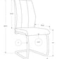 Dining Chair, Side Upholstered for Dining Room, Contemporary & Modern (Set of 2)