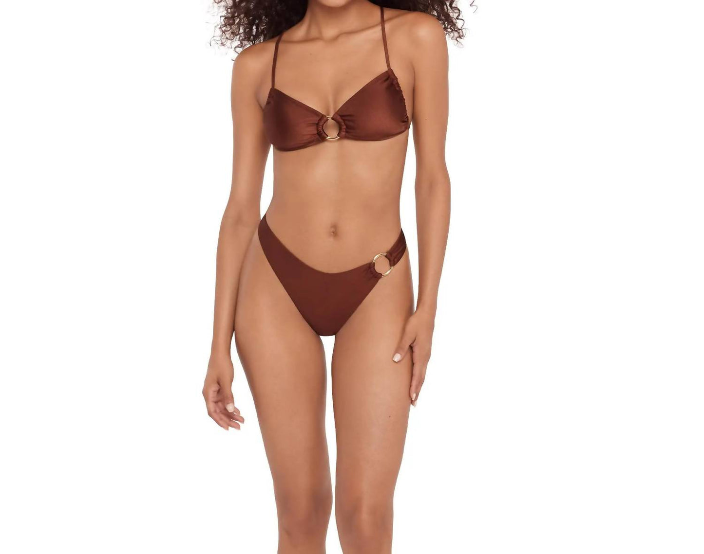 Steve Madden - Scoop Side Ring Hipster Bikini Bottom