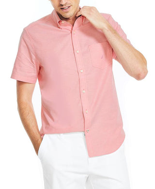 Camisa Oxford Stretch Masculina Nautica Vermelha Tamanho Grande