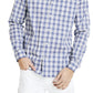 Camisa xadrez elástica Navtech Moisture Wicking Performance Masculina Nautica Azul Tamanho Grande