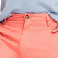 Calções de convés Nautica Stretch Classic Fit para homem, cor-de-rosa, tamanho 38