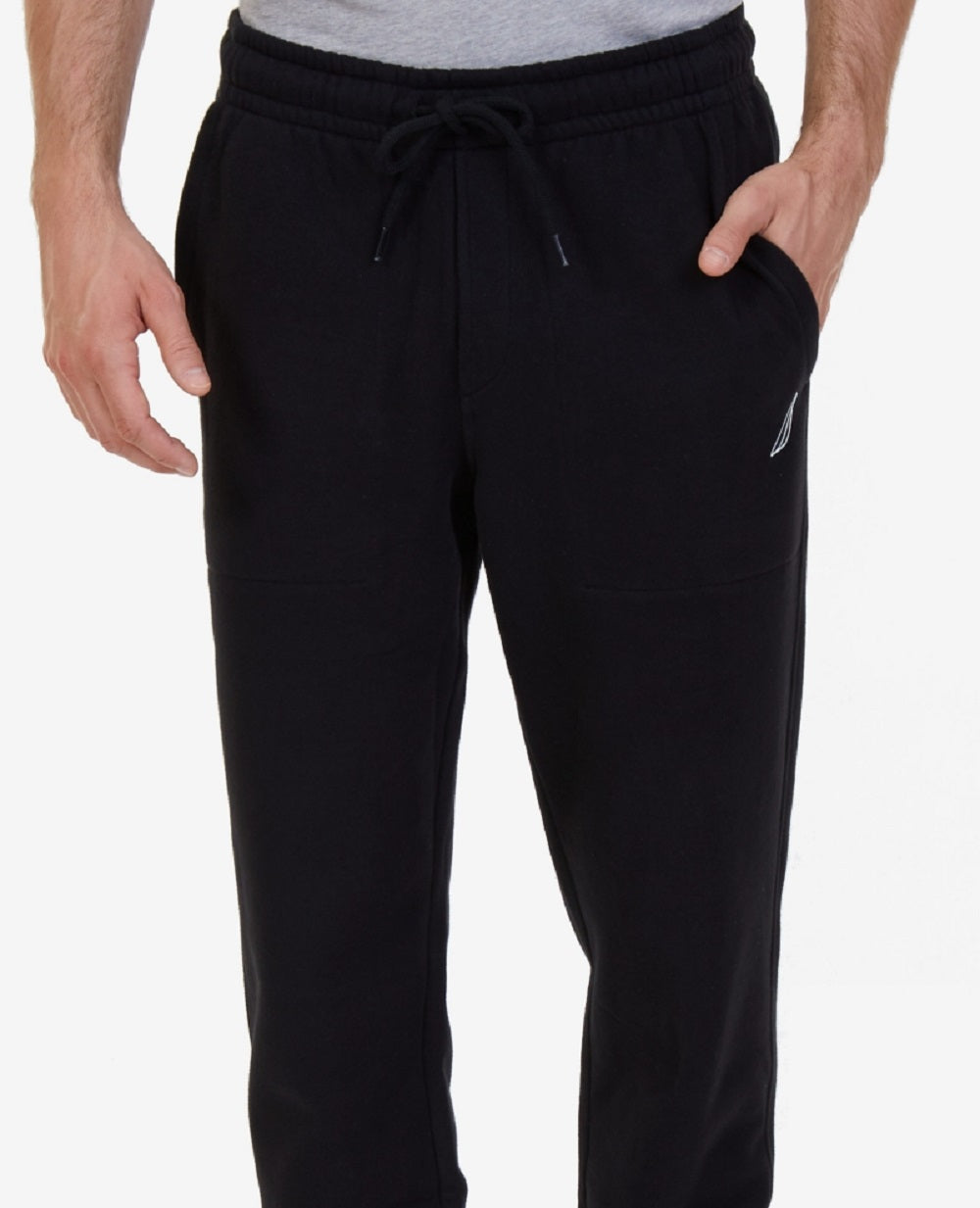 Calça jogger masculina Nautica Classic Fit preta tamanho X-G