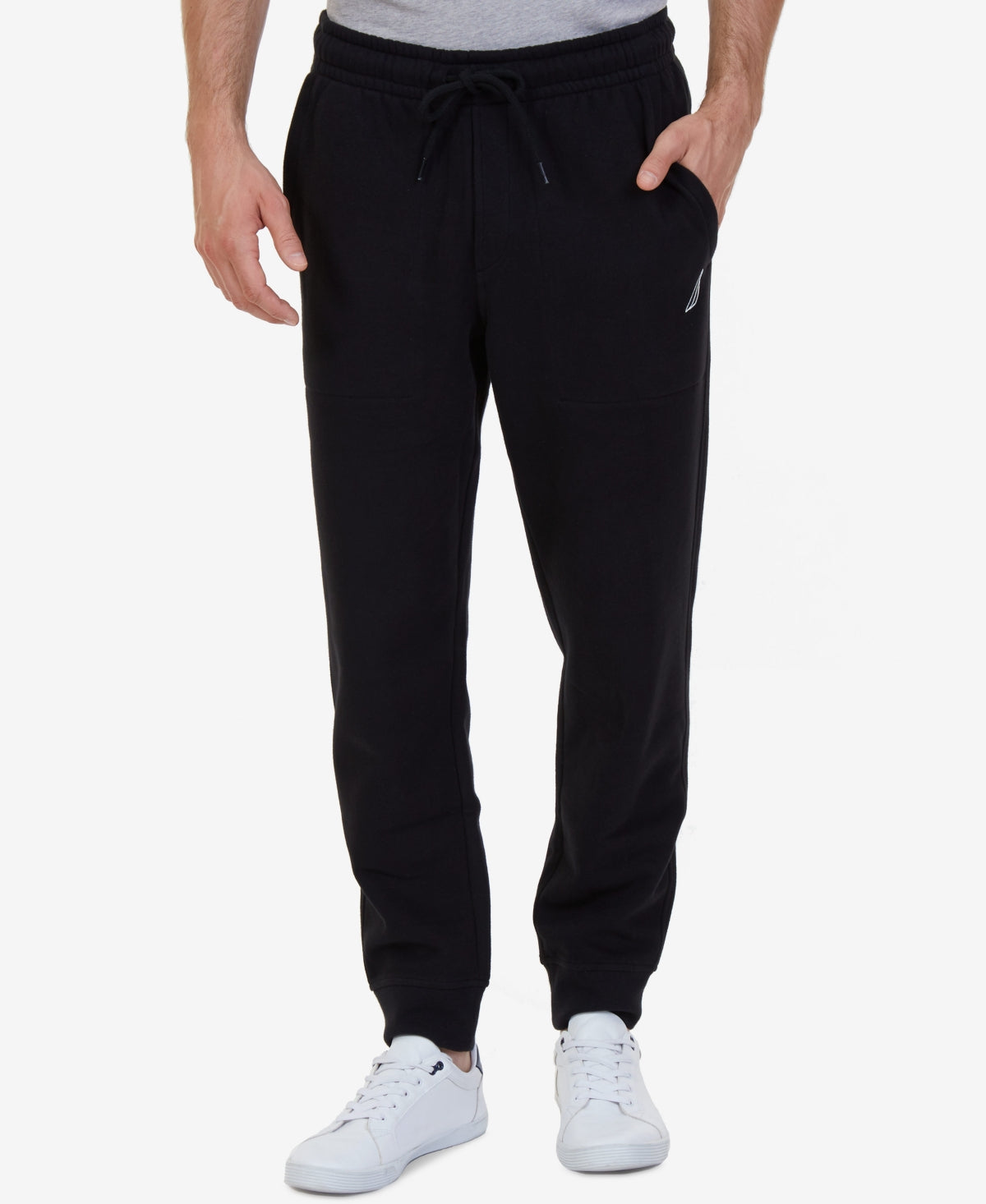 Calça jogger masculina Nautica Classic Fit preta tamanho X-G