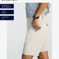 Calções de convés Nautica Classic Fit para homem, castanho, tamanho 32