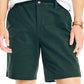 Calções de convés Nautica Stretch Classic Fit para homem, verde, tamanho 30
