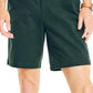 Calções de convés Nautica Stretch Classic Fit para homem, verde, tamanho 30