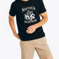 Camiseta masculina Nautica com estampa sustentável Give Me The Sea, preta, tamanho X-G